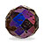 Purple-Coated Druzy Agate