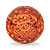 Orange-Coated Lava Rock