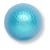 Crystal Iridescent Dark Turquoise Pearl