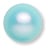 Crystal Iridescent Light Turquoise Pearl