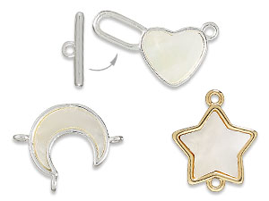 New Shell Charms, Drops & Findings