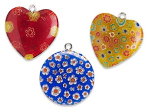 New Limited-Inventory Millefiori Glass Focals and Components