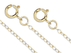 New 14Kt Gold-Filled Cable Chain - Made in USA
