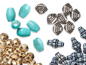 New Shapes and Colors of Acrylic Beads