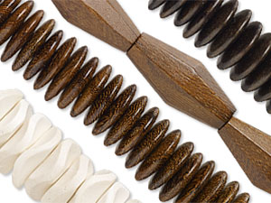 New Exotic Wood Beads