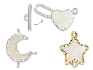 New Shell Charms, Drops & Findings
