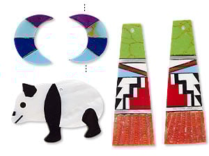 New Handcrafted Resin Inlay Drops and Focals