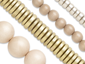 New Colored Cheesewood Beads