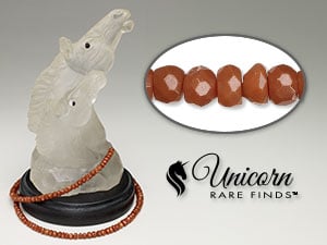 New Unicorn Rare Finds - American Opal Rondelle Beads