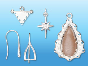 New Sterling Silver Ice Pick Earwires and Drops
