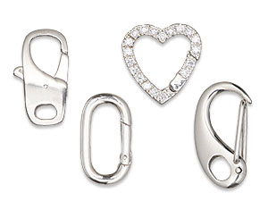 New Sterling Silver Self-Closing Clasps