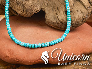 New Unicorn Rare Finds: Faceted Kingman Turquoise