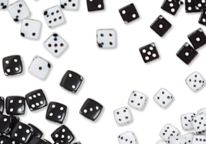 Diagonally Drilled Acrylic Dice Beads