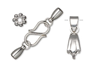 New Stainless Steel Beads, Bails and Clasps
