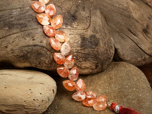 Unicorn Rare Finds: Sunstone Beads