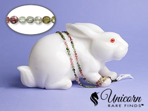 New Unicorn Rare Finds - Multi-Tourmaline Beads