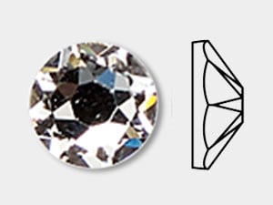 Rose Flat Back Hot Fix - 2078