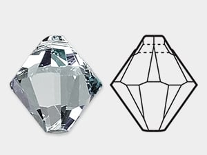 Bicone Pendant - 6328