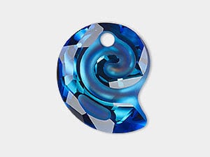 Twist Snail Pendant - 6731