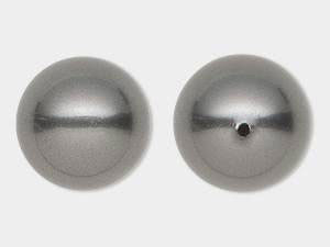 Round Pearl Half Drilled - 5818