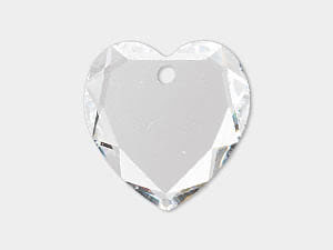 Flat Heart Pendant - 6225