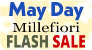 Save on our May Day Millefiori Glass Flash Sale with discounts up to 50% off.