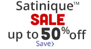 Save on our Satinique Sale with discounts up to 50% off.