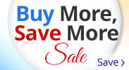 Save on our Buy More, Save More Sale with discounts up to 40% off.