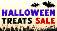 Save on our Limited Inventory Halloween Treats Sale with discounts up to 60% off and a selection of BOGO items.