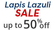 Save on our Lapis Lazuli Sale with discounts up to 65% off.