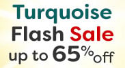 Save on our Turquoise Flash Sale with discounts up to 65% off.