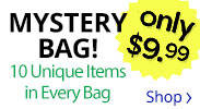 Get Your Mystery Bag Today! Only $9.99.