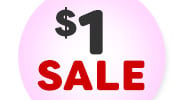 Save on our $1 Sale.