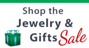 Save on our Jewelry and Gifts Sale for those Last-Minute Presents with discounts up to 60% off.