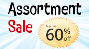 Save on our Assortment Sale with discounts up to 60% off.