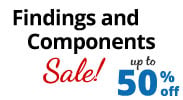 Save on our Findings and Components Sale with discounts up to 50% off.