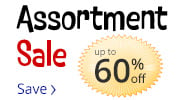 Save on our Assortment Sale with discounts up to 60% off.