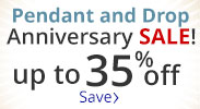 Save on our Pendants and Drops Anniversary Sale with discounts up to 35% off.
