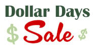 Save on our Dollar Days Sale.