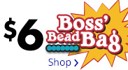 Boss Bead Bag $6 Sale